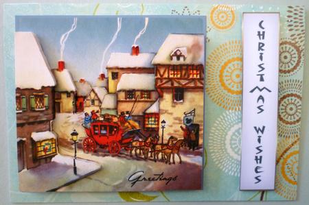 Christmas Coach and Horses by Michelle Chivers