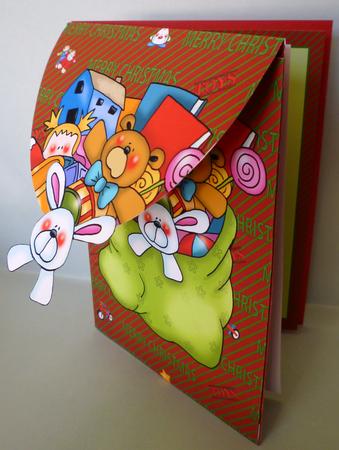 Toy Sack A5 Portrait Gift Envelope Card Kit by Michelle Chivers