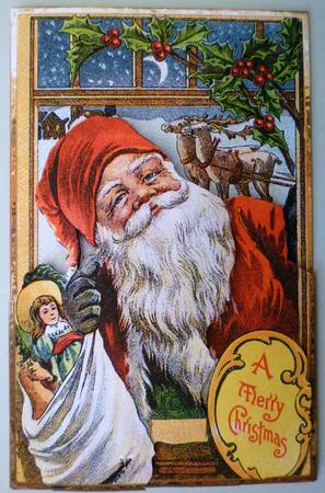 Santa Through the Window by Michelle Chivers