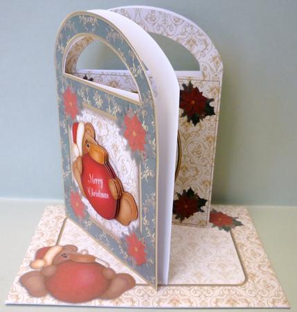 Teddy Bear Christmas - Gift Bag Pocket Card Kit by Michelle Chivers