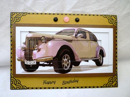 Vintage Saloon Car by Michelle Chivers