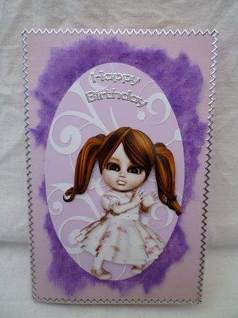 Sweet Girl with Numbers 2-6 by Michelle Chivers