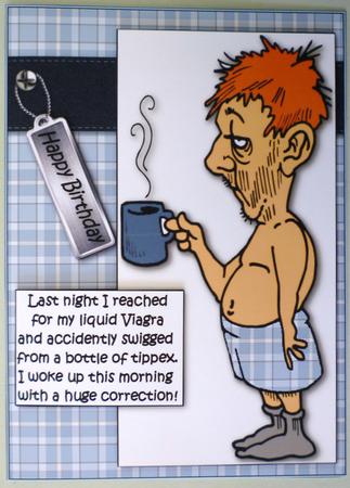 Berts Mixed Up Viagra and Tippex Quick Card by Michelle Chivers