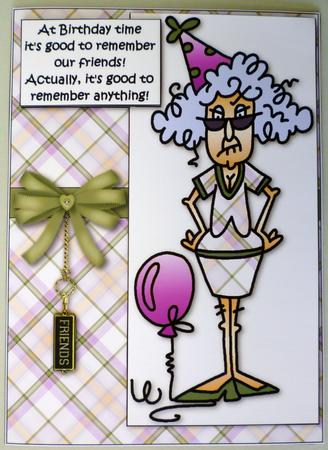 Stella Likes to Remember Her Friends Quick Card by Michelle Chivers