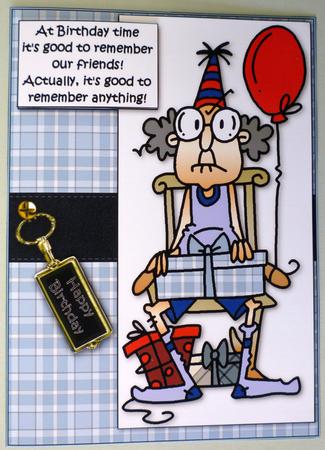 Gus Like to Remember His Friends Quick Card by Michelle Chivers