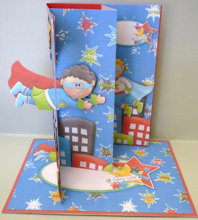 Super Kid Passing Through Aperture Card Kit by Michelle Chivers