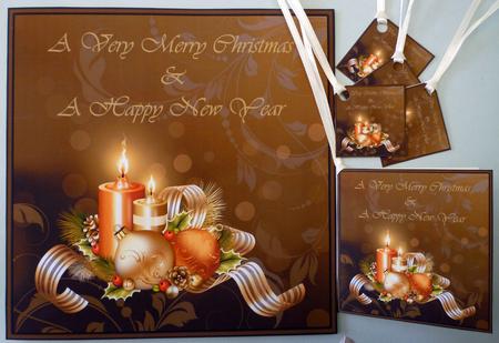By Candlelight 8x8 Topper by Michelle Chivers