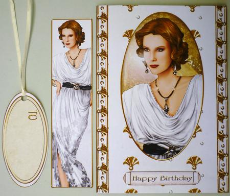 Art Deco Lady Elise Kit White by Michelle Chivers