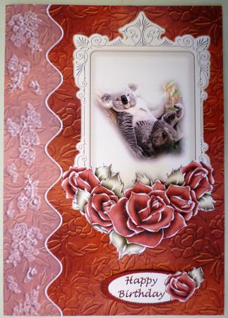 Koala Card Front by Michelle Chivers