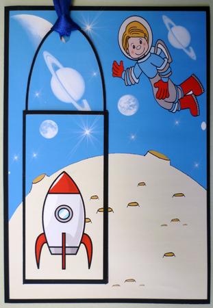 Bookmark Card - Space by Michelle Chivers