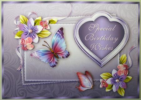 Origami Flowers N Butterflies in Lilac with Step by Step by Michelle Chivers