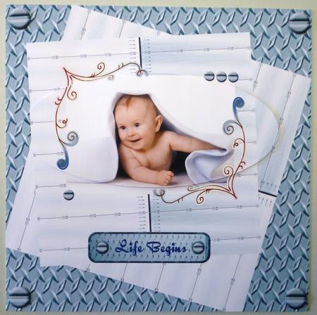 Life Begins Baby Boy by Michelle Chivers