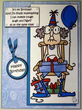 Gus is Finally Multitasking Quick Card by Michelle Chivers