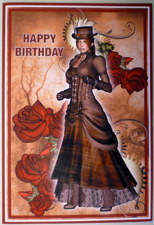 Roses Are Red - Steampunk Style by Michelle Chivers