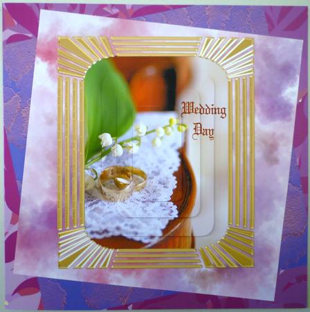 Wedding Day Pyramid on Stacked Papers by Michelle Chivers