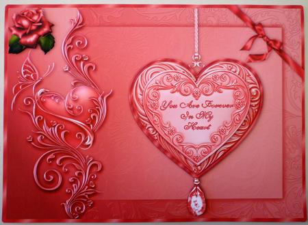 Give Your Heart Valentine Card Front with Step by Step by Michelle Chivers