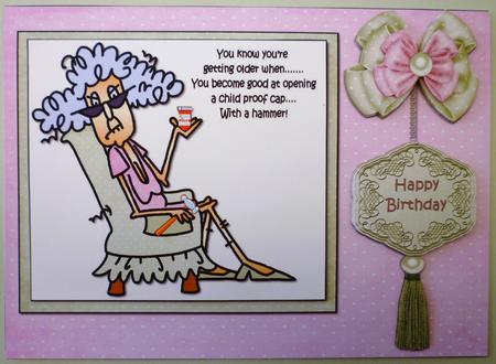 Stella You Know You're Getting Older When -  Quick Card by Michelle Chivers