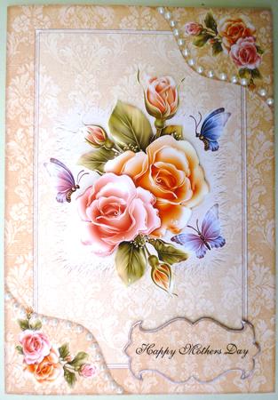 Floral Card Front by Michelle Chivers