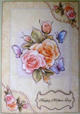 Floral Card Front by Michelle Chivers