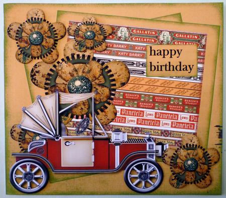 Steampunk Vintage Car by Michelle Chivers