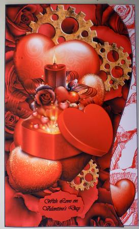 All About Love for 8x8 or A5 Topper, Insert & Decoupage by Michelle Chivers