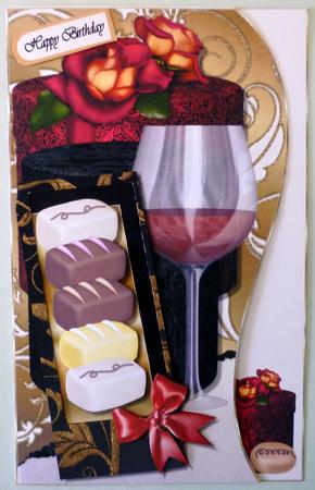 The Little Chocolate Box 8x8 or A5 Topper, Insert & Layers by Michelle Chivers