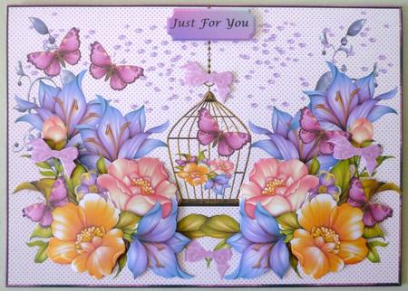 Flowers and a Birdcage by Michelle Chivers