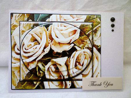 With Sympathy Happy Birthday Good Luck Just for You Thank You Beautiful Antique Roses by Michelle Chivers