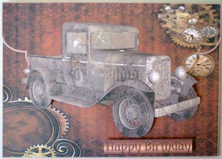 Steampunk Truck by Michelle Chivers