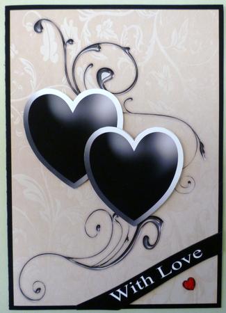 Blackheart Card Front by Michelle Chivers