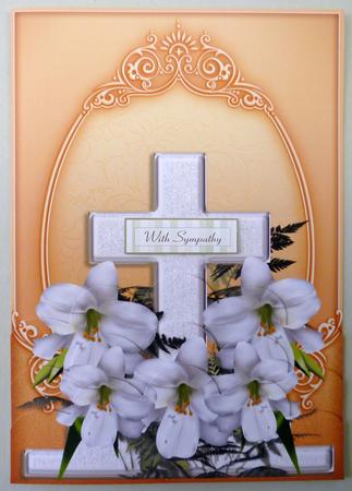 Easter Cross and Lilies by Michelle Chivers