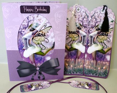 Steampunk Fairy Greeting Card Window Kit by Michelle Chivers
