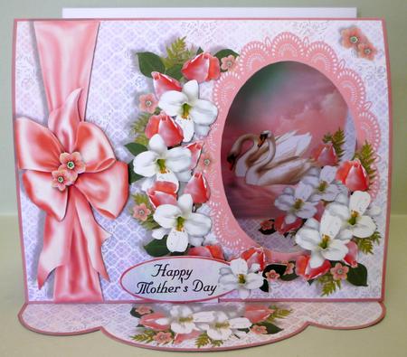 C-thru Easel 3D Card Kit - Love Swans by Michelle Chivers