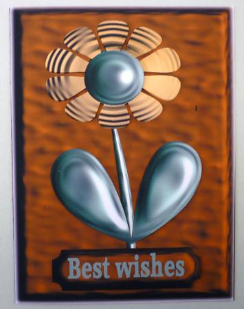 Brown Flower Topper by Michelle Chivers