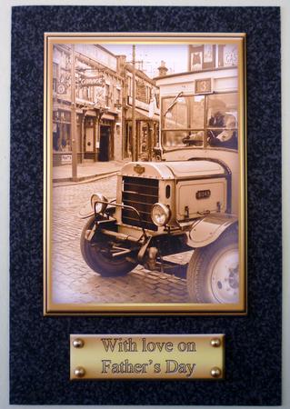 Vintage Bus Photograph Card by Michelle Chivers