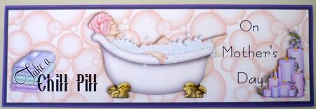Take a Chill Pill Large Dl Card by Michelle Chivers
