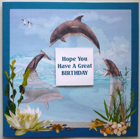 Jumping for Joy 8x8 Topper by Michelle Chivers