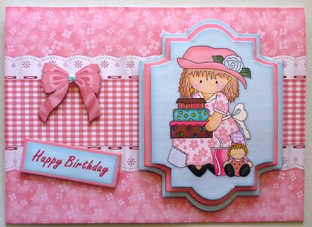 Birthday Girl in Pink by Michelle Chivers