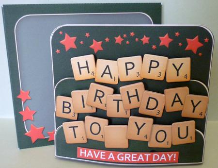 3D Pop Out Word Game Birthday Word Card Kit by Michelle Chivers