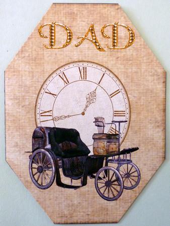 Steam Punk Travel Octagon Card 4 by Michelle Chivers