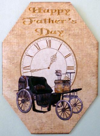 Steam Punk Travel Octagon Card 5 by Michelle Chivers