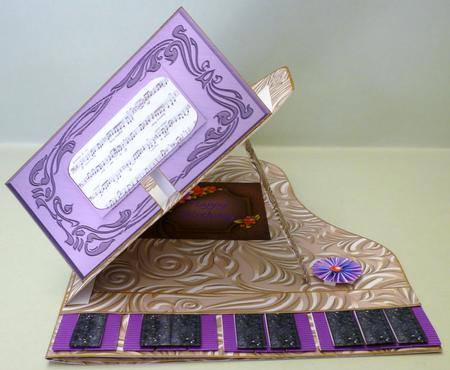 Origami Flowers Grand Piano Card Kit by Michelle Chivers