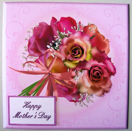 A Rosy Posy for Mother's Day 8x8 Topper by Michelle Chivers