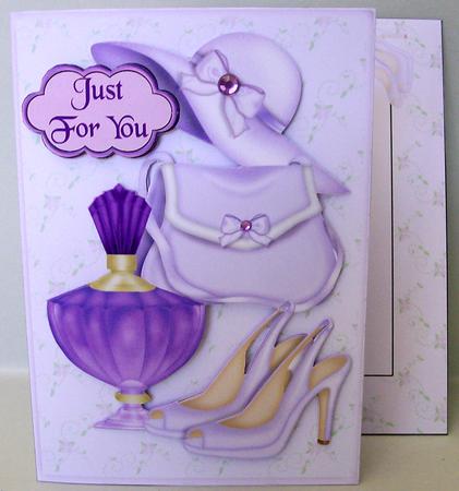 Internal Window Card - Lilac Lovelies by Michelle Chivers
