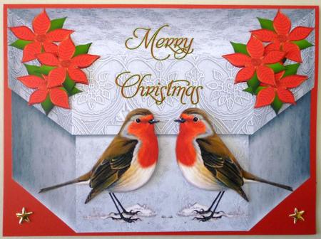 Boxcard Robin Christmas by Michelle Chivers
