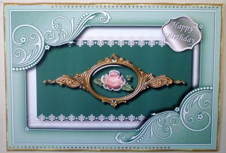 Cameo Roses - 2 Card Toppers 1 by Michelle Chivers