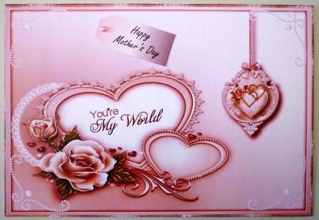 Trio of Hearts - 2 Card Toppers 2 by Michelle Chivers