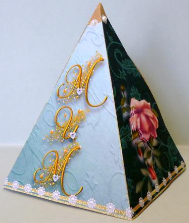 Mum Pyramid Shaped Card 1 by Michelle Chivers