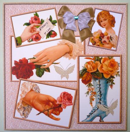 Vintage Collage a Tribute to Love -  by Michelle Chivers
