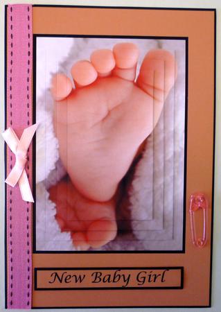 New Baby Quick Card by Michelle Chivers